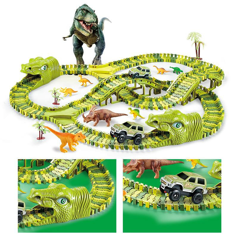 Linyi toy Dinosaurier Rennen Strecke Sammlungskit Spielset ab 14 Jahren - Bild 4