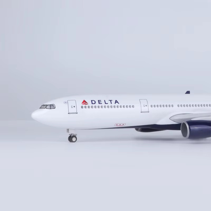 ZOCO Airbus A330 Delta Airways Airlines, Flugzeugmodell, Maßstab 1:135 - Bild 3