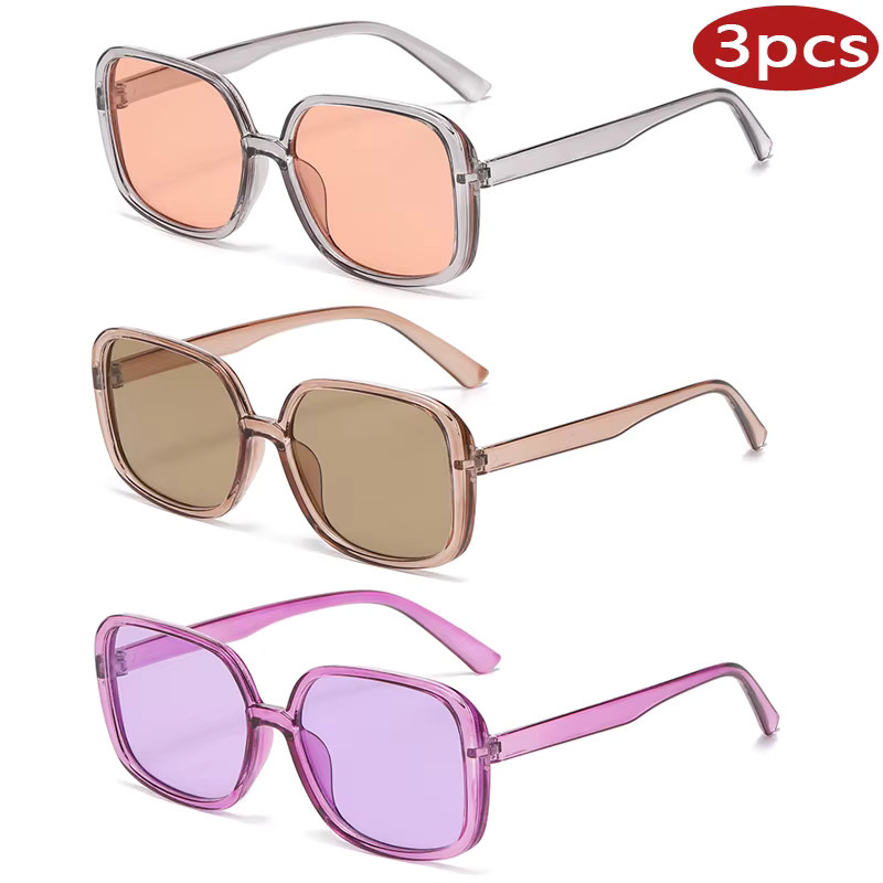 Julyrays Sonnenbrille Rechteck, Vollrand, Kunststoff, Unisex, Multicolour - Bild 2
