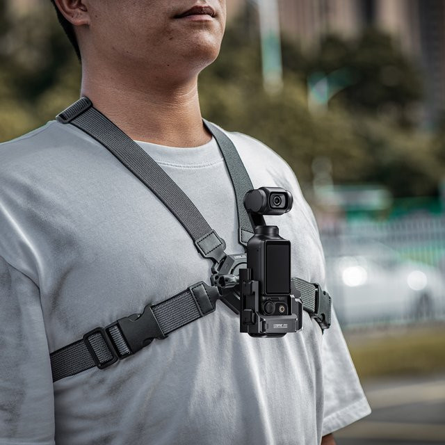 DJI Osmo Pocket 4 3 Multifunktions-Käfighalterung aus Metall in Schwarz als Schnellmontage-Adapterbasis und Verlängerungsrahmen - Bild 1