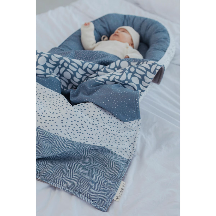 Ullenboom Babydecke Classics Patchwork Blau B/H: 70 x 100 cm - Bild 2