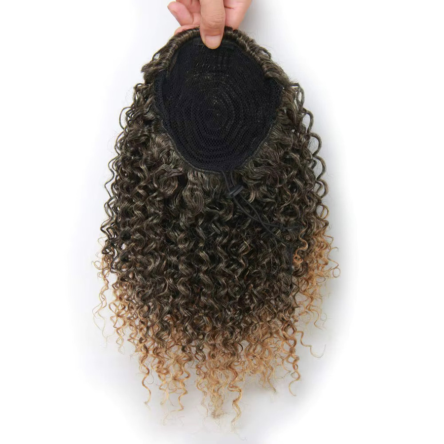 G&T Wig Pferdeschwanz Haarteil Afro Kinky Curly, Damen - Bild 2