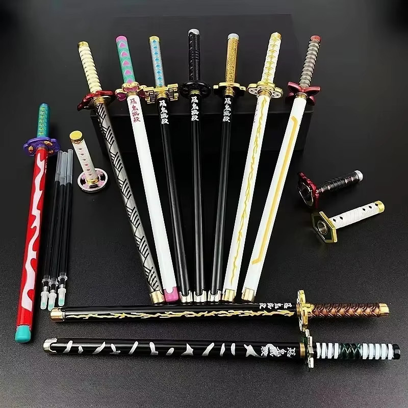 Bandai Demon Slayer Anime Modell Gelstift mit 0,5 mm schwarzer Nachfüllung in 17 Stilen - Bild 1