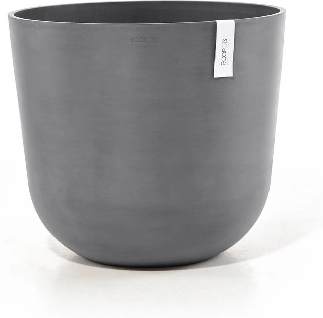 Ecopots Pflanztopf Oslo Grau Höhe: 55 cm, Breite: 47,9 cm - Bild 1