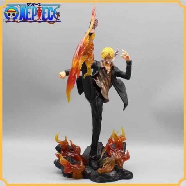 One Piece Sanji Actionfigur, PVC GK Statue, 33cm, ab 14 Jahren - Bild 1