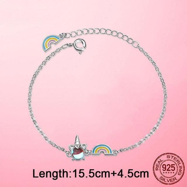 Allbestart Armband 925 Silber, Einhorn, Damen - Bild 1