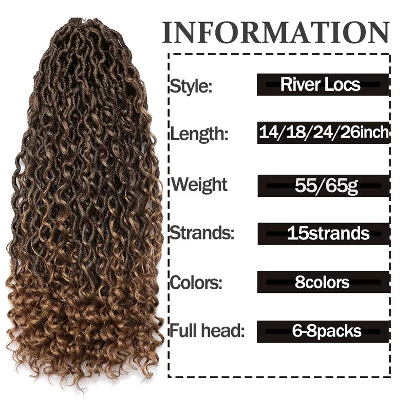 AMIR HAIR Goddess Locs Häkelhaare, Damen - Bild 2