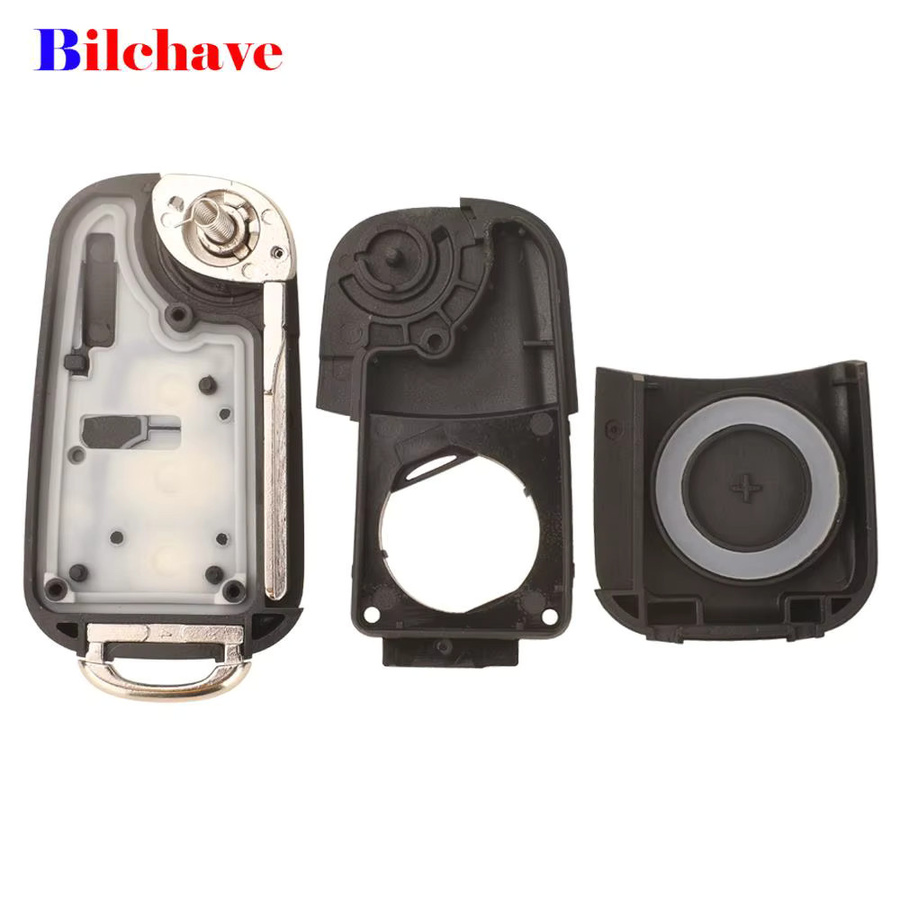 Jingyuqin 3-Tasten-Klappschlüssel Ersatzschlüsselgehäuse für MG MG5 MG7 MG GT GS 350 360 750 W5 in Schwarz - Bild 3