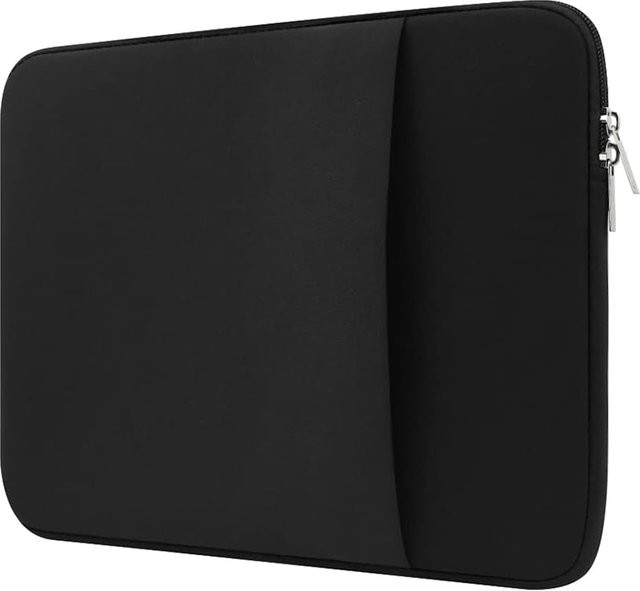 IPUMYNO Laptop-Tasche Schutzhülle für MacBook Air Pro und Notebooks in Schwarz und Grau - Bild 1