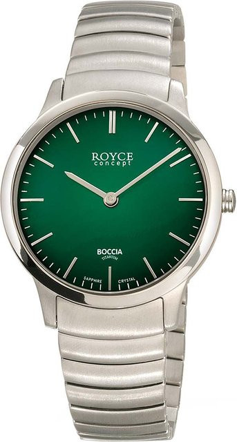 Boccia Damenuhr, Titanium, Quarz, Grün, 33 mm, 3 ATM - Bild 1