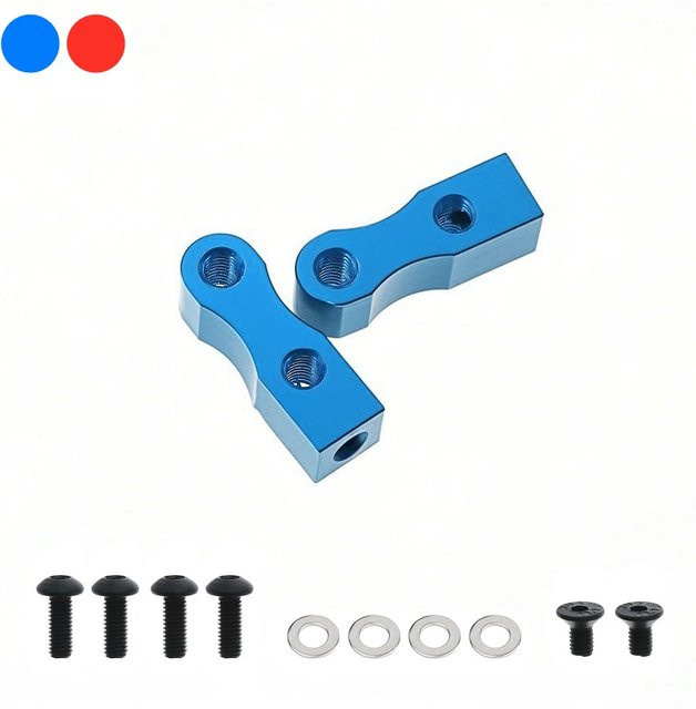 Tamiya Servohalterung aus Aluminiumlegierung, Zubehör, Metall - Bild 1