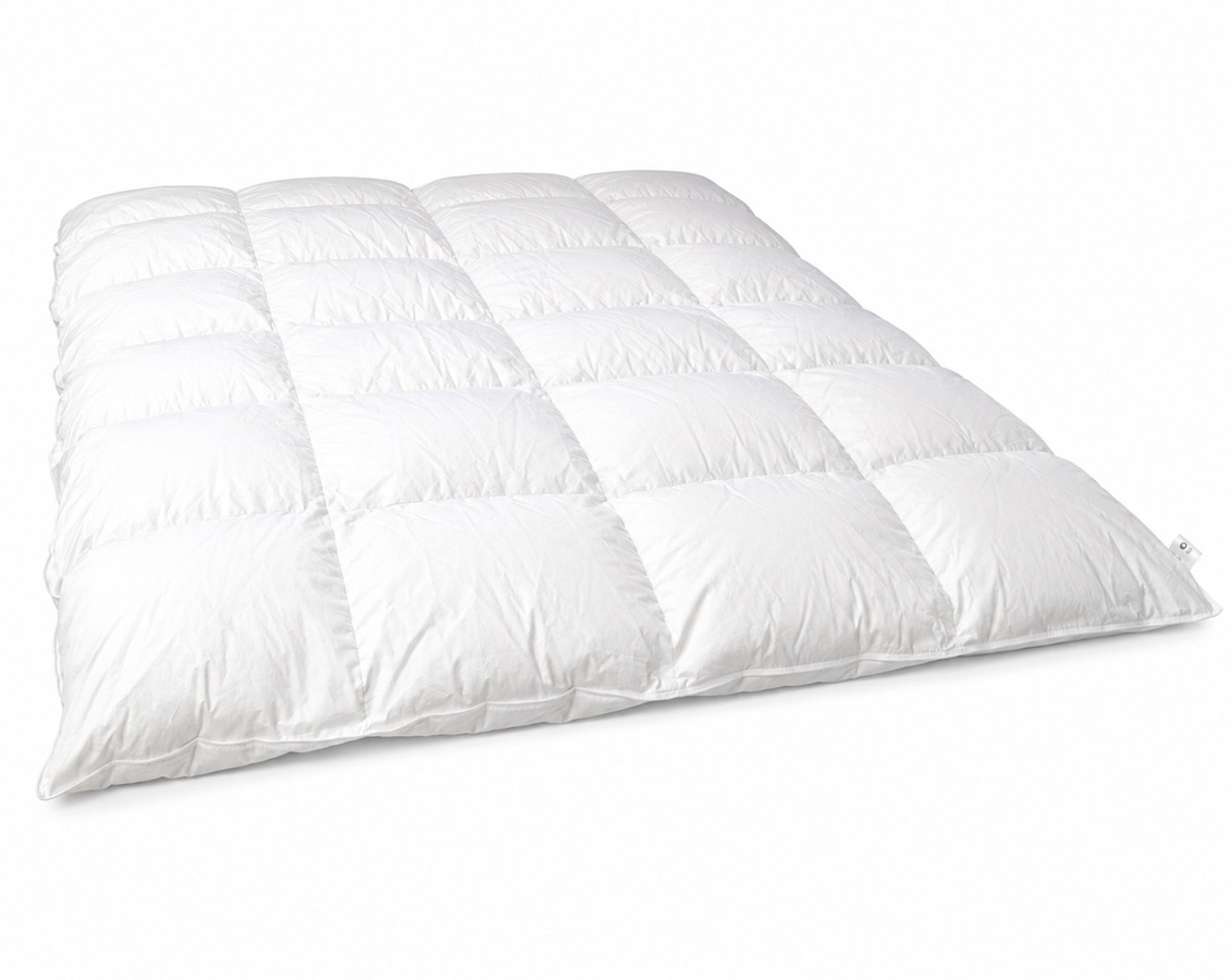 Betten Hofmann Winter Daunenbett mit 8 cm Hochsteg aus 100% Daunen, B/T: 155 x 200 cm, Weiß - Bild 1