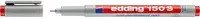 edding Folienstift 150 S Permanentmarker in Rot mit feiner Spitze - Bild 1