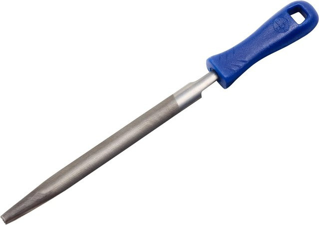 LUX-TOOLS Schlüsselfeile halbrund in Blau, 100 mm - Bild 1