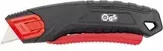 WEDO Sicherheitsmesser Plus 839 mit Edelstahlklinge und einziehbarer Klinge in Schwarz und Rot - Bild 1