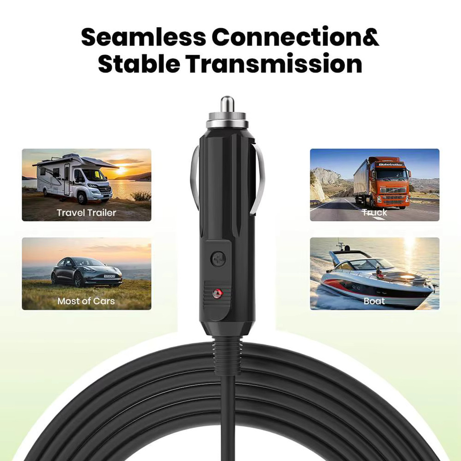 SZKOSTON Starlink Mini DC-Ladekabel mit integriertem Schalter, 3m 18AWG Stromkabel in Schwarz - Bild 6