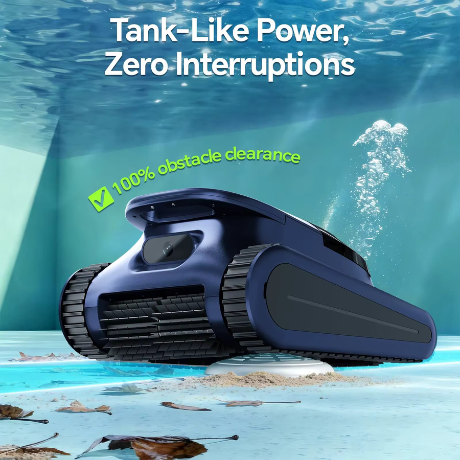 Seauto Crab Pro Roboter-Poolsauger in Blau für Wände und Böden bis 2000 Quadratfuß - Bild 7