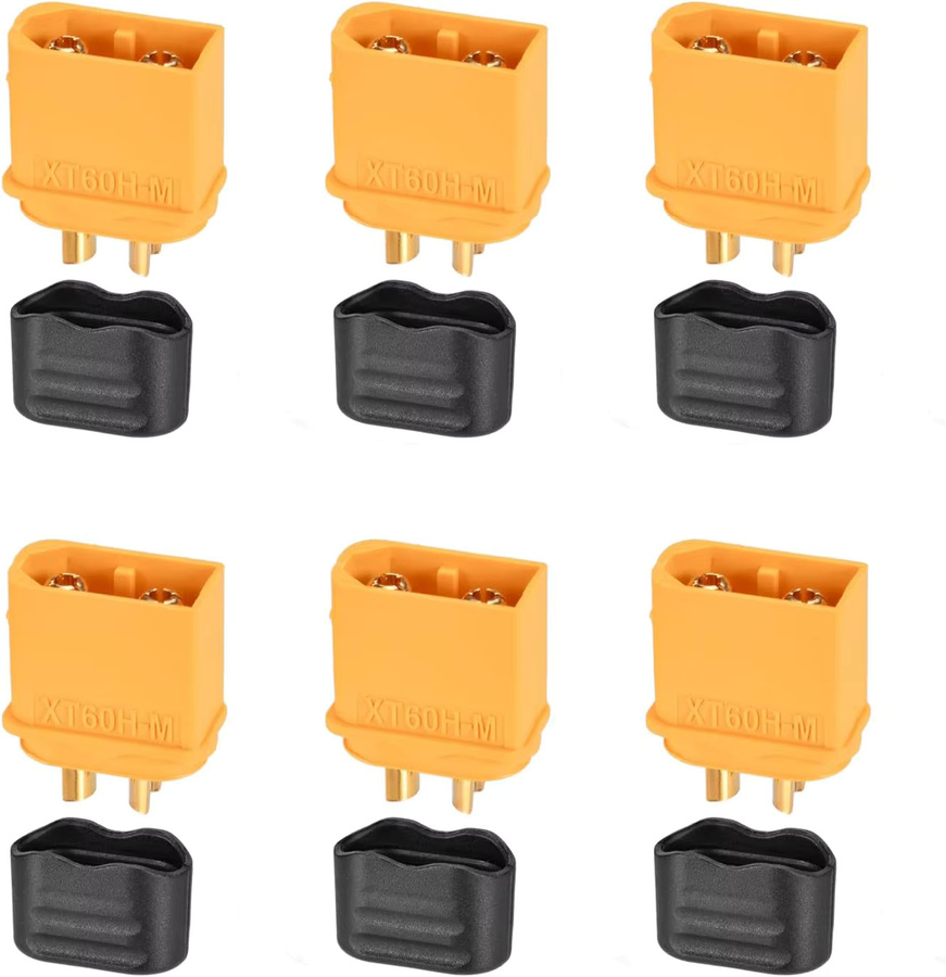 XT60 Bullet Adapter Set mit Hülle für RC Lipo Batterie, Auto und Boot, XT60-M und XT60-F Stecker - Bild 2