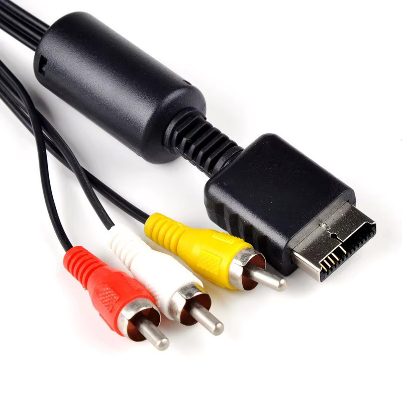 OULLX RCA AV-Kabel für PlayStation PS1 PS2 PS3 zur Verbindung mit LCD-Monitor und TV, mehrfarbig - Bild 2