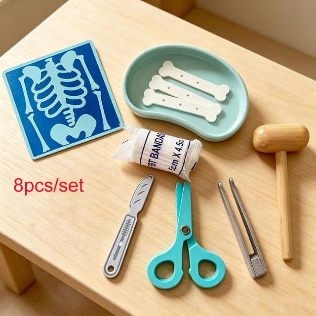 Bai Fen Bai dolls and toys Arzt Spielzeug Set, Holz, ab 3 Jahre - Bild 1