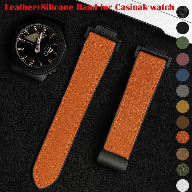 CHIICSMART Uhrenarmband Leder, Silikon, Modern - Bild 1