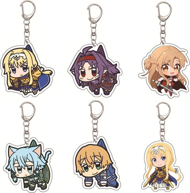 Bandai Schlüsselanhänger Anime Sword Art Online, Acryl, 55 mm - Bild 1