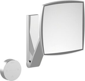 Keuco Kosmetikspiegel iLook_move DALI Badspiegel mit LED und Touch-Bedienung, verchromt, B: 20 cm, H: 20 cm - Bild 1