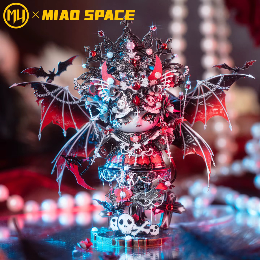 MU X MIAO SPACE Dämon Katze, 3D Metall Puzzle, Bunt / Mehrfarbig - Bild 2