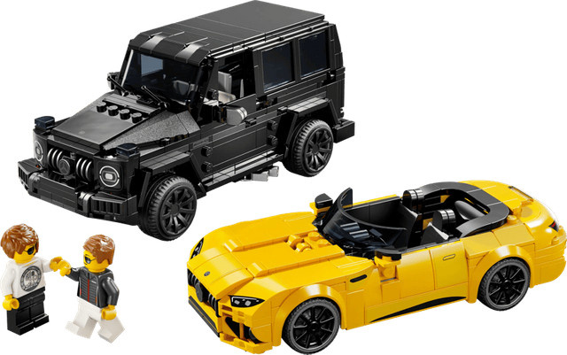 LEGO Speed Champions Mercedes-AMG G 63 und Mercedes-AMG SL 63 Luxus-Rennwagen ab 10 Jahren - Bild 1