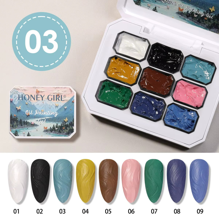 HONEY GIRL Nagellack Gel, 01, Mehrfarbig - Bild 2