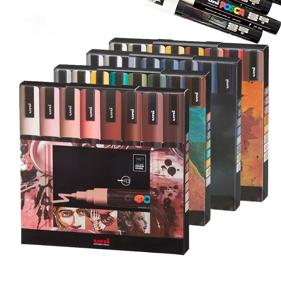 POSCA Acrylmarker Set PC-5M mit Bullet-Spitze, 8 Stück, Multicolour - Bild 5