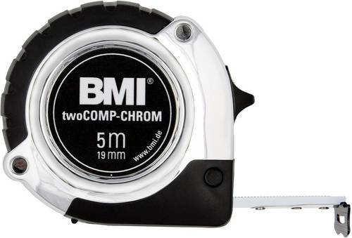 BMI Taschenrollbandmaß Automatic in Chrom Silber, Länge: 8 m, Breite: 25 mm - Bild 1