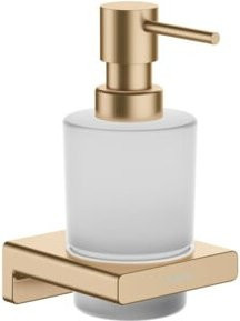 Hansgrohe Lotionsspender AddStoris Wandmontage aus Glas und Metall in Bronze - Bild 1