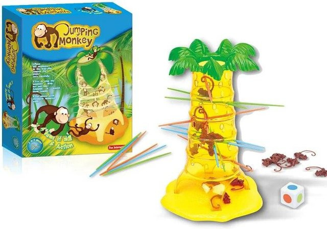 Kidsly Flipping Monkey Lotterie Spiel, gelb, ab 3 Jahre - Bild 1