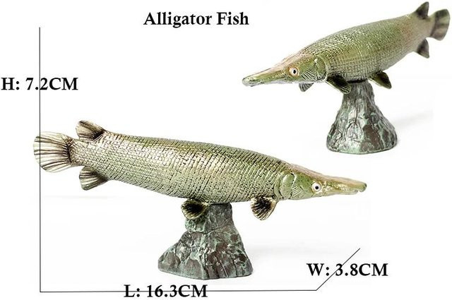 Arowana Pirarucu Quastenflosser Bichir Krokodilfisch, Actionfiguren, ab 14 Jahre - Bild 1