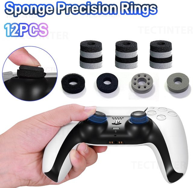 Präzisions Zielring mit Schwamm für Nintendo Switch, PS5 und PS4 Controller zur Unterstützung der Motion Control und Joystick-Steuerung - Bild 1