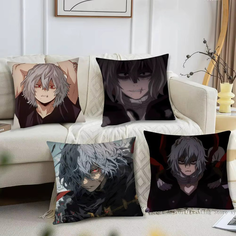 Anime T-Tomura Shigaraki Cartoon Kissenbezug, quadratisch, Mehrfarbig, Breite: 40 cm, Höhe: 40 cm, Tiefe: 40 cm - Bild 2