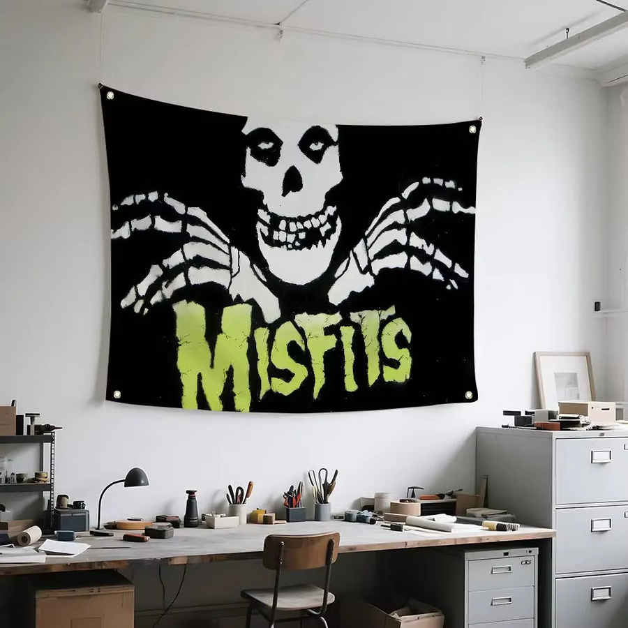 Darling Misfits Wandteppich als dekoratives Banner für Kinderzimmer und Halloween-Hintergründe, B/H: 70 x 50 cm - Bild 5