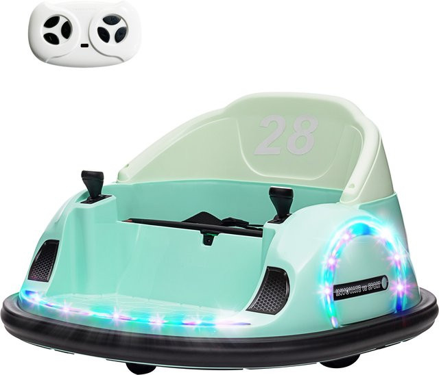AIYAPLAY Kinder Autoscooter Elektro Bumper mit Licht und Sound Grün - Bild 1