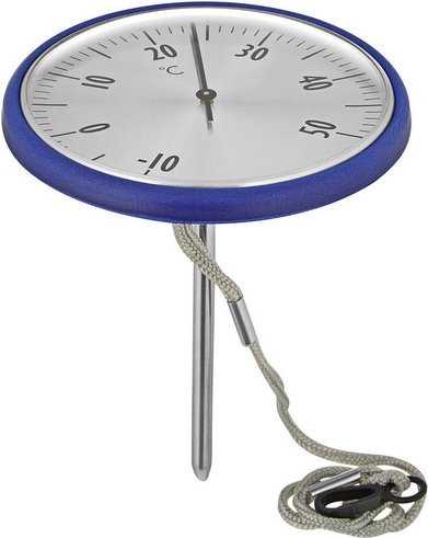 Mr. GARDENER Schwimmbadthermometer aus Kunststoff in Blau - Bild 1