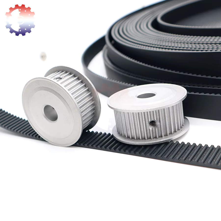 GT2 Synchronrad mit 40 Zähnen und 6 mm Bohrung in Silber für 3D-Drucker, Breite: 10 mm - Bild 2