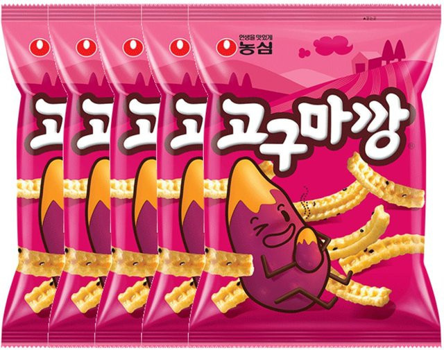 Nongshim Süßkartoffel-Snack honigglasiert 5 x 83 g - Bild 1