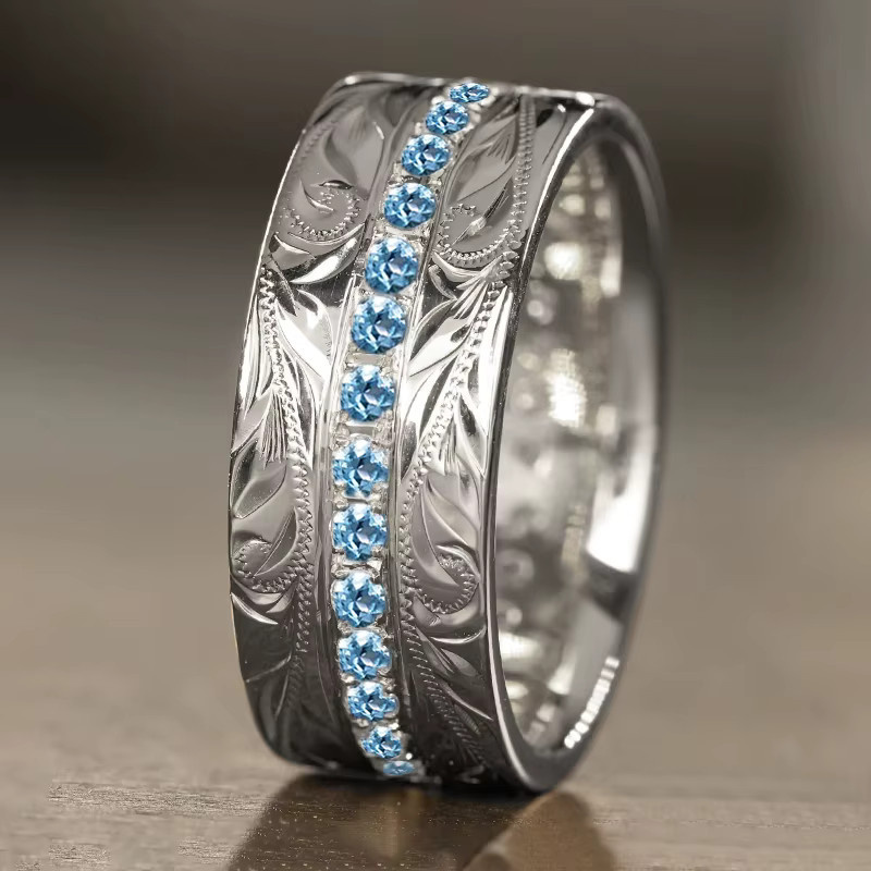 Huitan Mode Ringe, Silber Farbe, Gold Farbe, Zirkonia, Damen - Bild 2