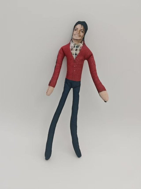 Michael Jackson Puppe, Plüsch, 28cm, ab 1 Jahr - Bild 1