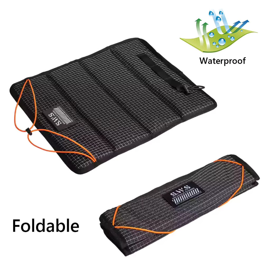 JOCESTYLE Outdoor-Picknick-Sitzmatte in Schwarz, wasserdicht und faltbar, rutschfeste Sitzunterlage für Camping und Strand - Bild 5