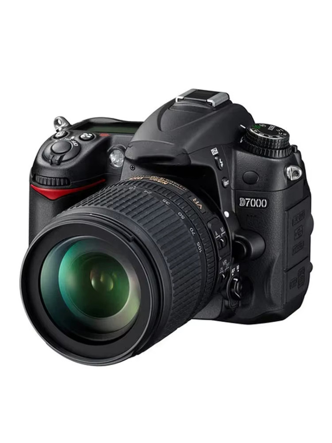 Nikon DSLR Kamera D7000 mit HD Digital Kamera und VR-Objektiven in Schwarz - Bild 3