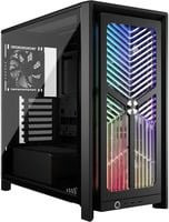 Corsair 4000X RS Mid-Tower PC-Gehäuse Schwarz mit Seitenfenster und 4 vorinstallierten Lüftern - Bild 1