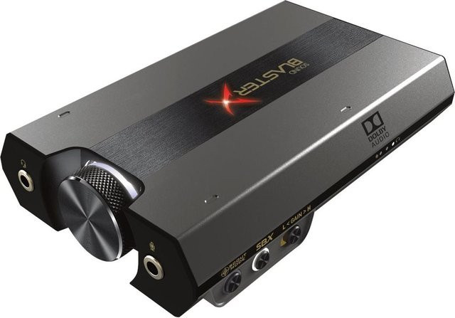 Creative Sound BlasterX G6 Externe USB-Soundkarte 7.1 HD Gaming DAC in Schwarz für PC, Xbox und Nintendo Switch mit USB-C Anschluss - Bild 1