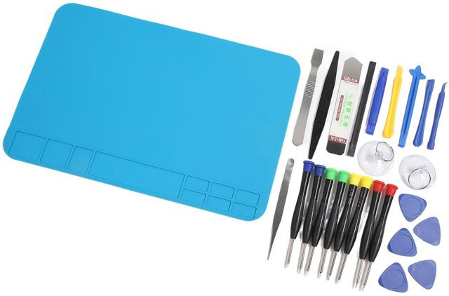 mfySpace 25 in 1 Elektronik Reparaturwerkzeugset für Handy und Schraubendrehersatz in Blau - Bild 1