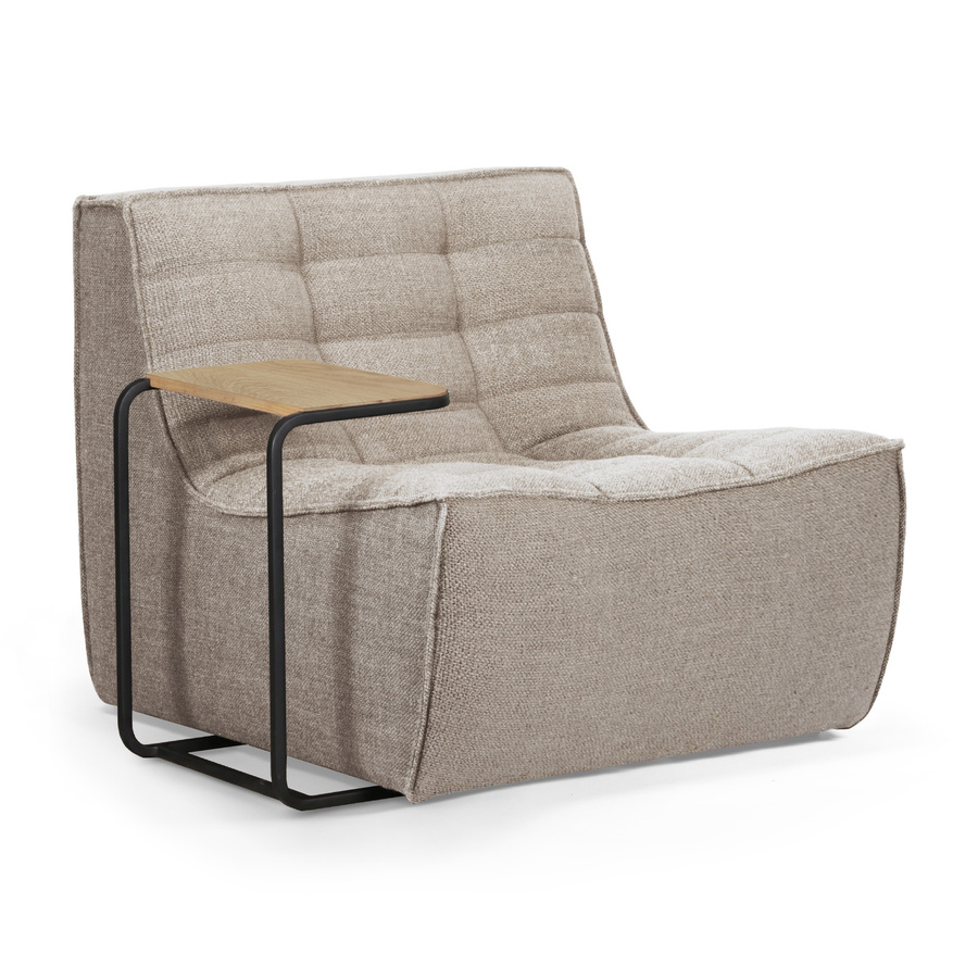 Ethnicraft N701 Modulsofa 1 Seater in Beige mit modernem Design und Stoffbezug - Bild 2